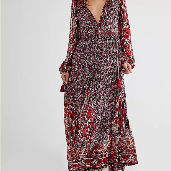 Free People - Happy Feelings Midi Dress - Picture 6 of 7